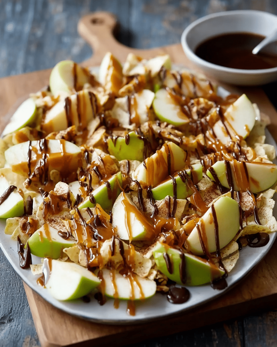 Caramel Apple Nachos