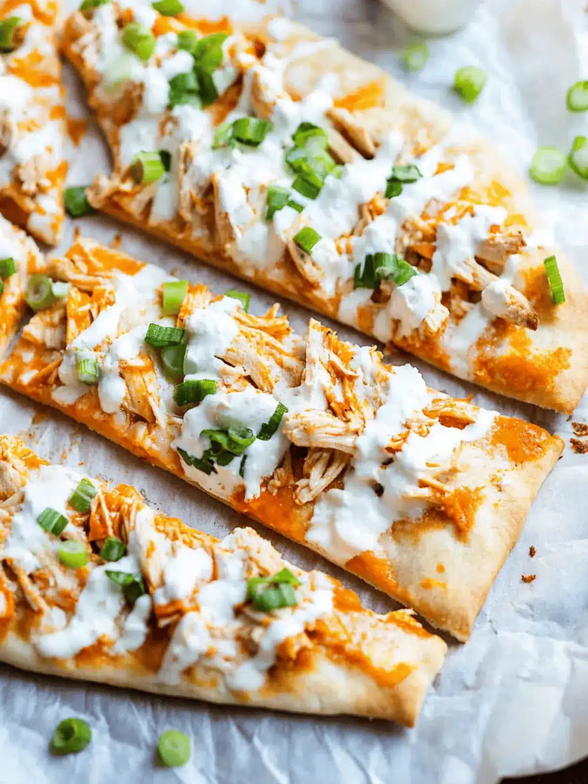 Buffalo Chicken Flatbread