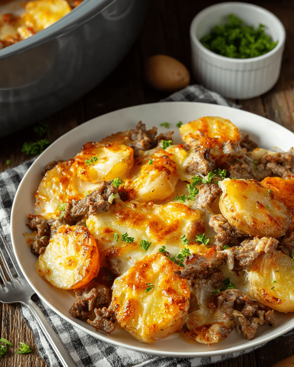 Beef and Potato Casserole