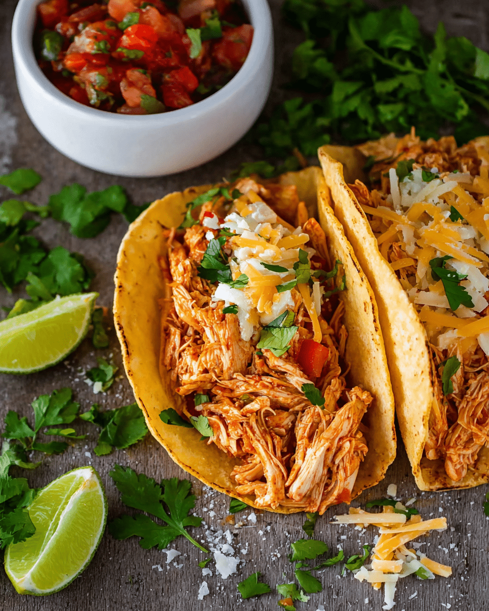 Crockpot Taco Chicken