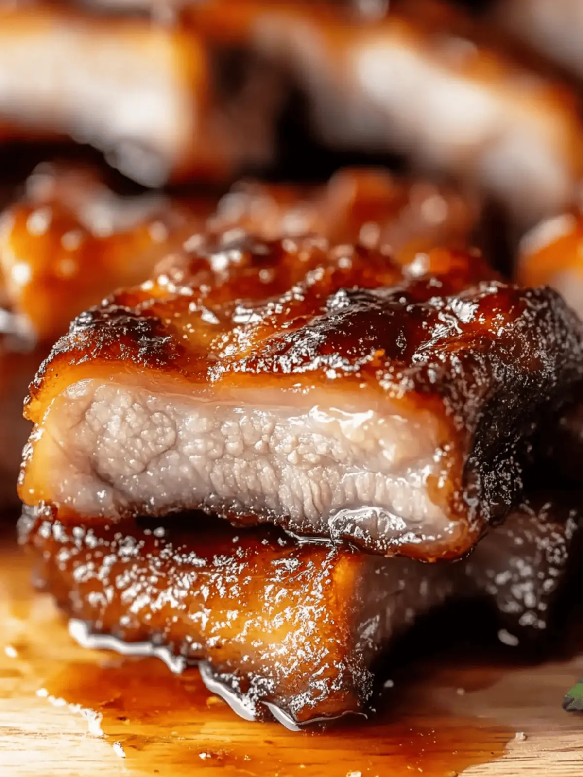 Honey Glazed Crispy Pork Belly