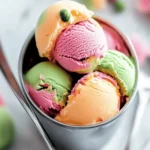 Homemade Rainbow Sherbet: A Colorful Summer Delight