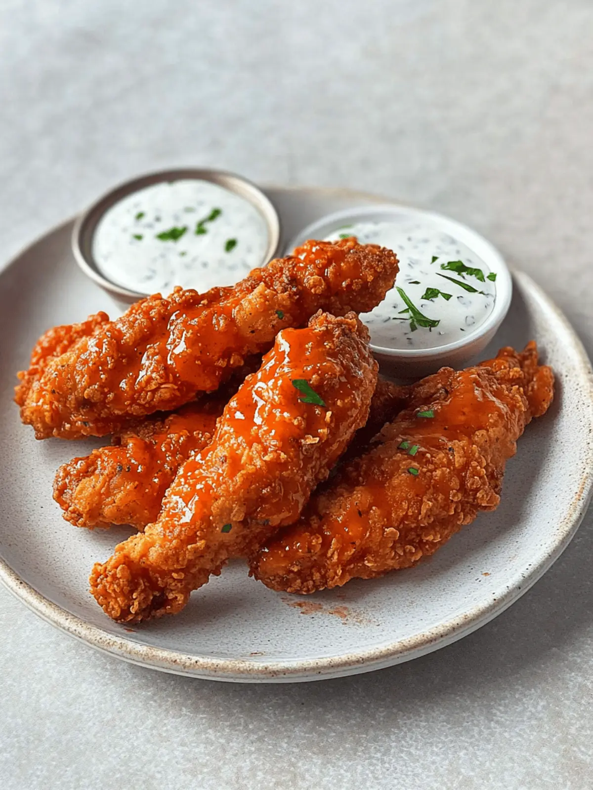 Crispy Buffalo Chicken Tenders recipe