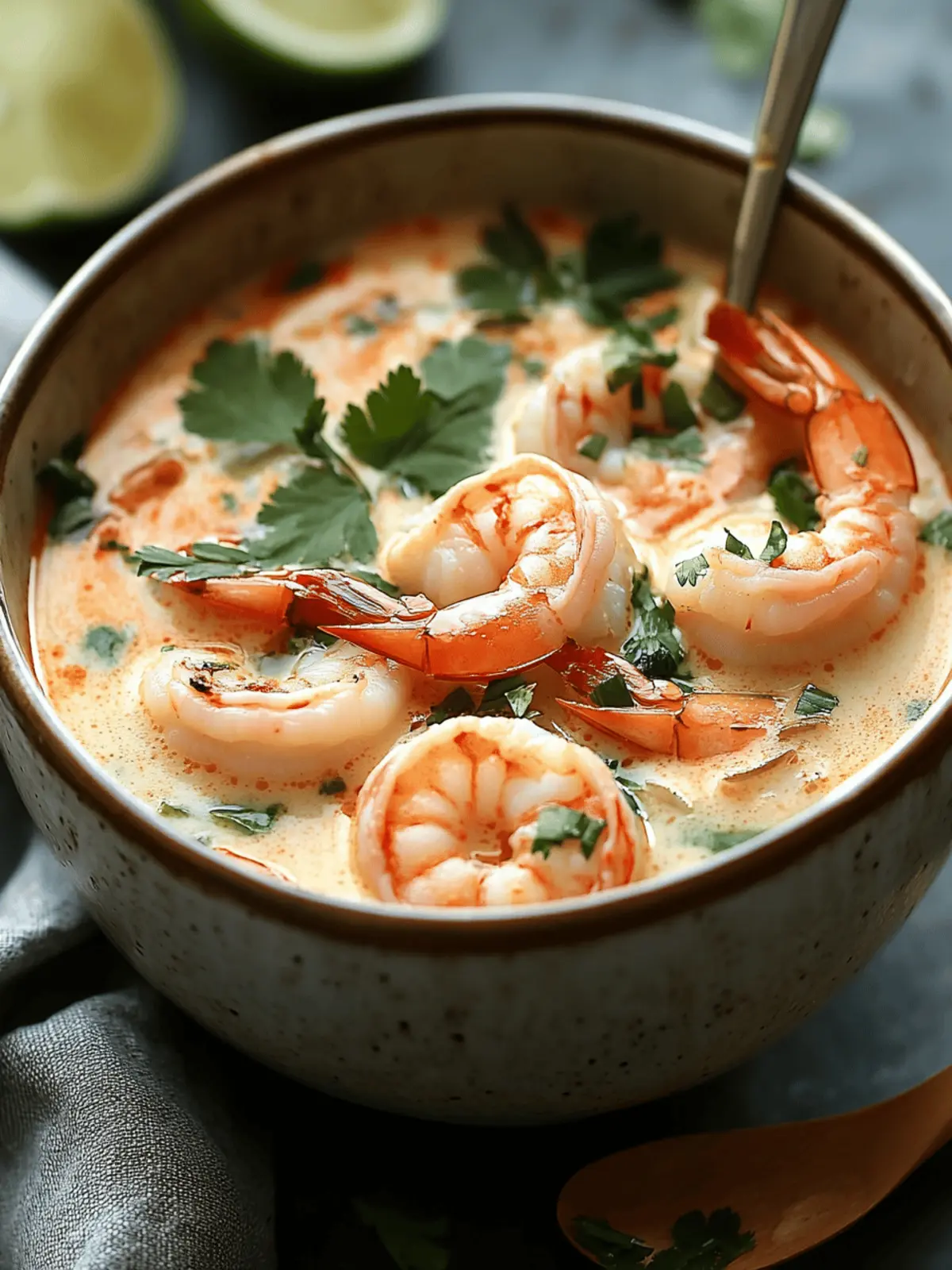 Thai Coconut Shrimp Soup