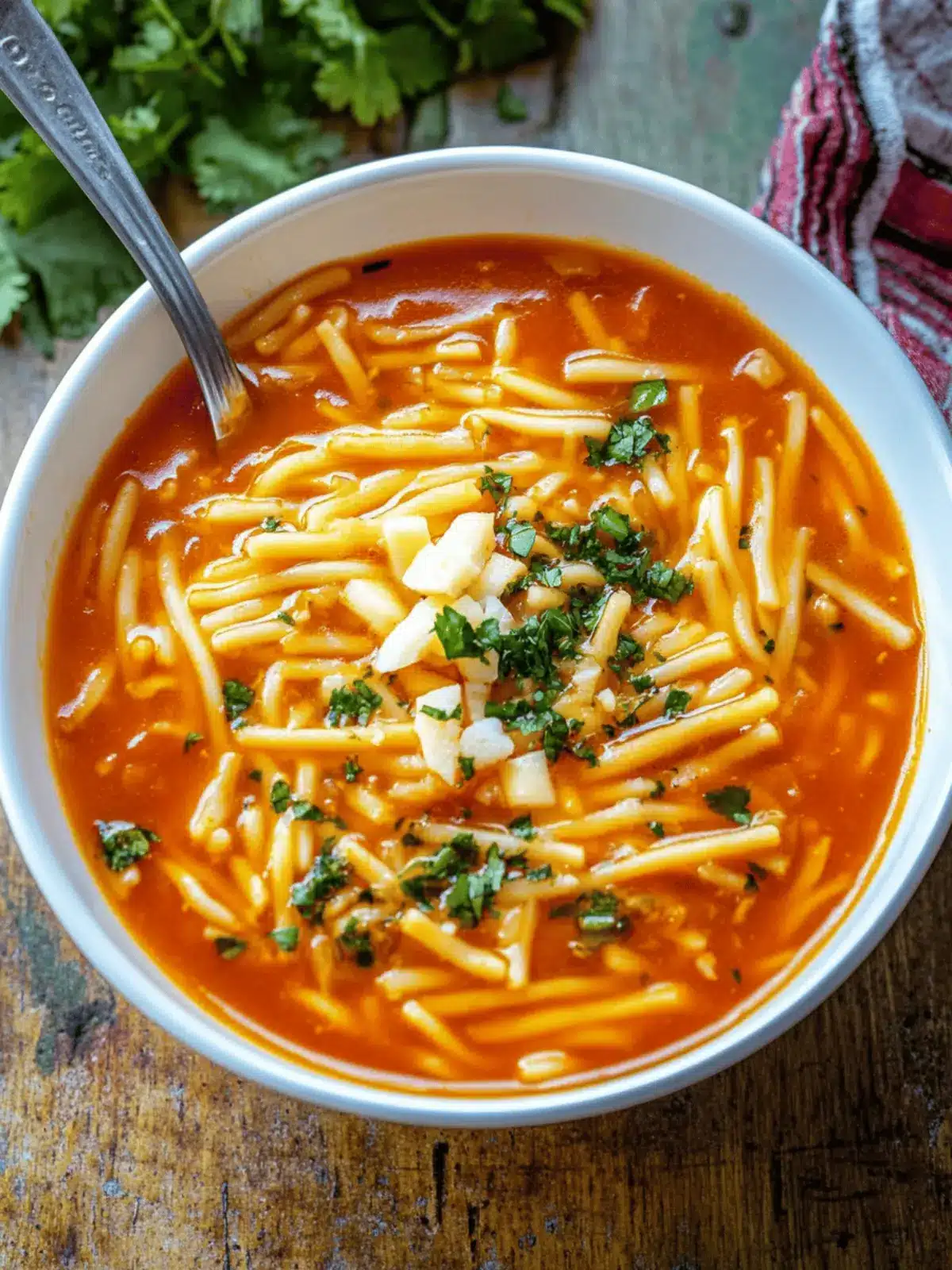 Mexican Sopa de Fideo Recipe