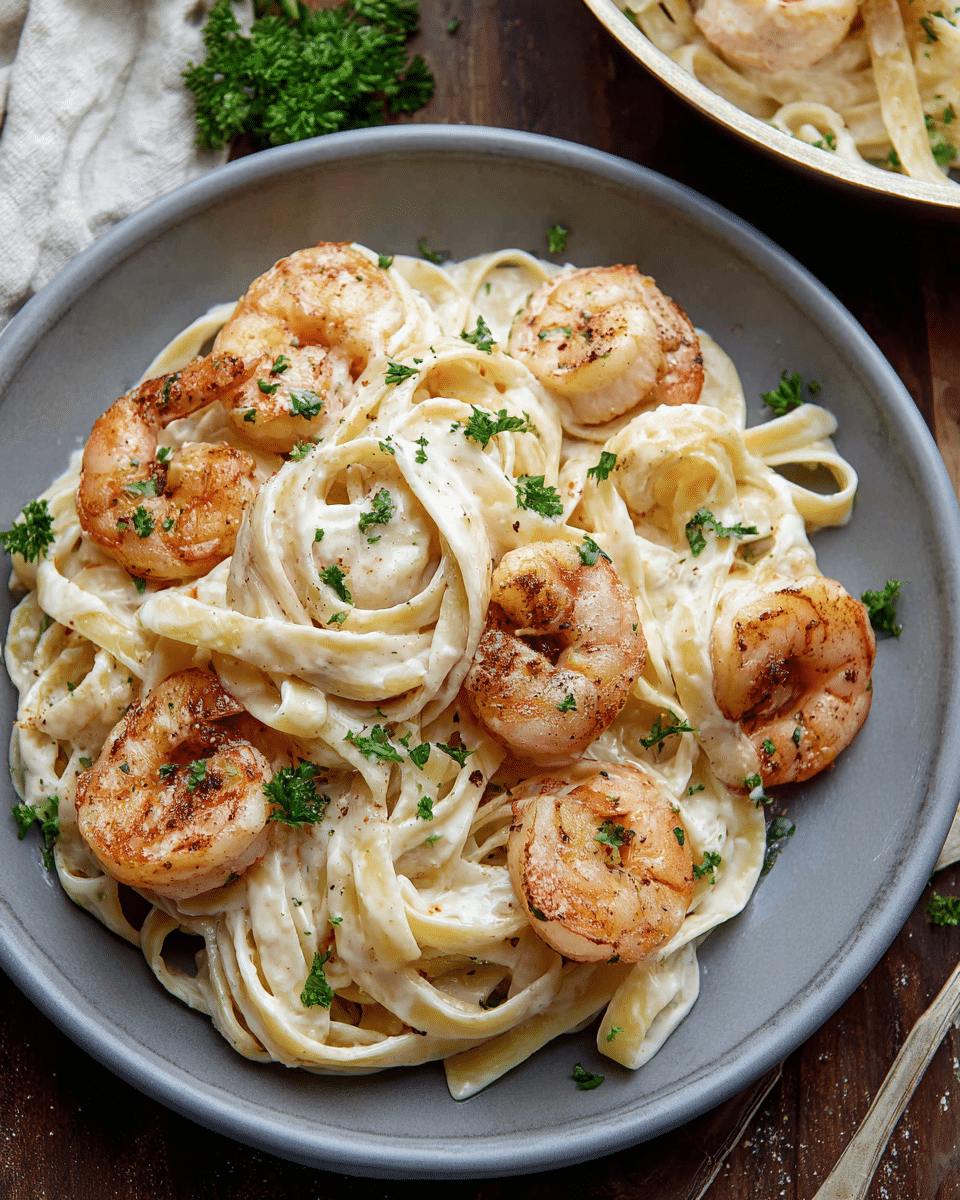 Creamy Shrimp Alfredo