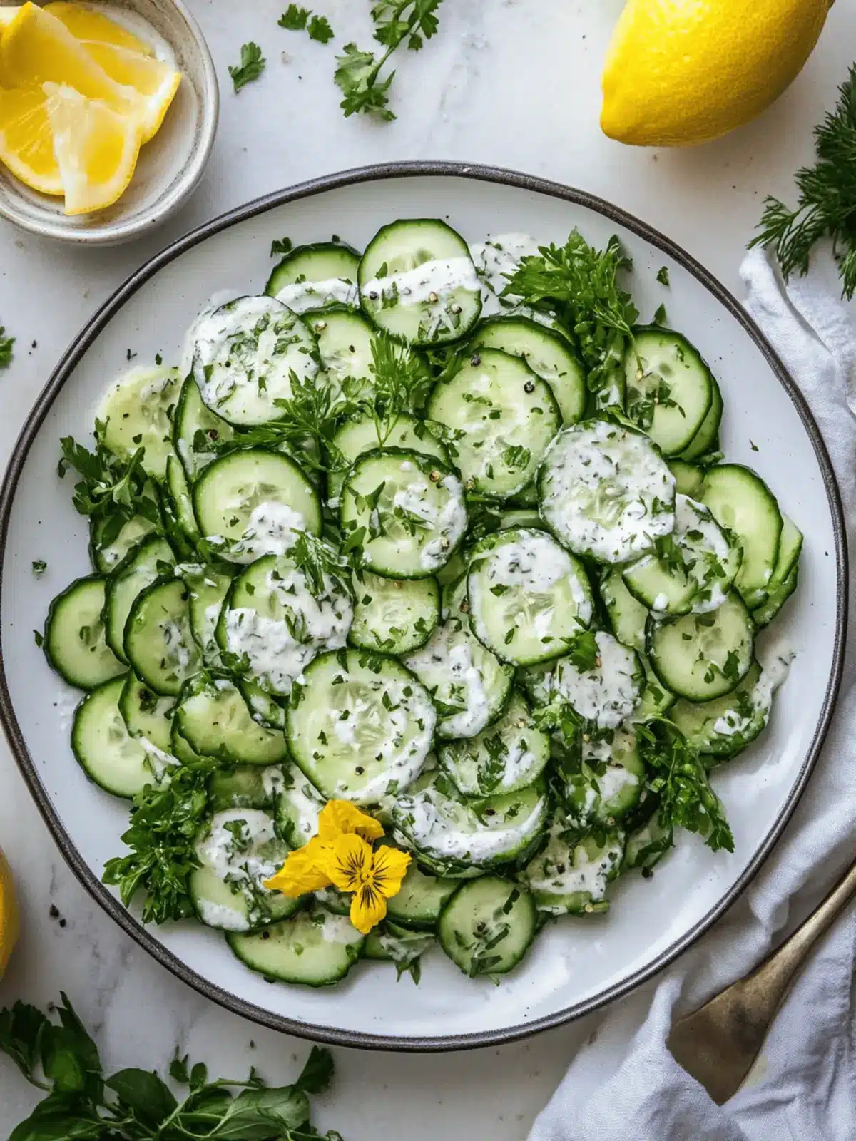 Chilled Cucumber Ranch Crack Salad