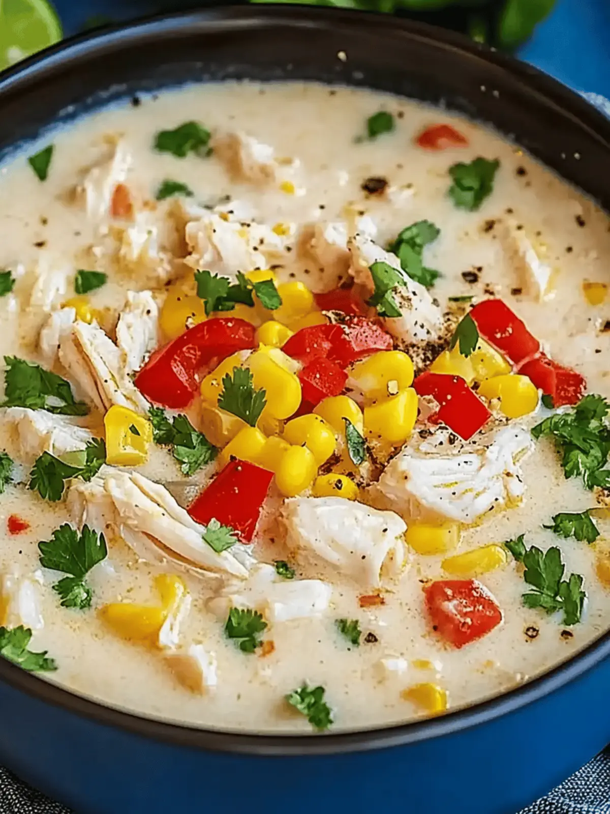 Delicious Creamy White Crab Chili