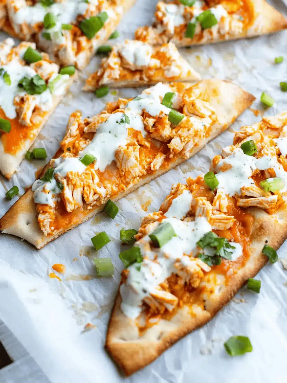 Buffalo Chicken Flatbread