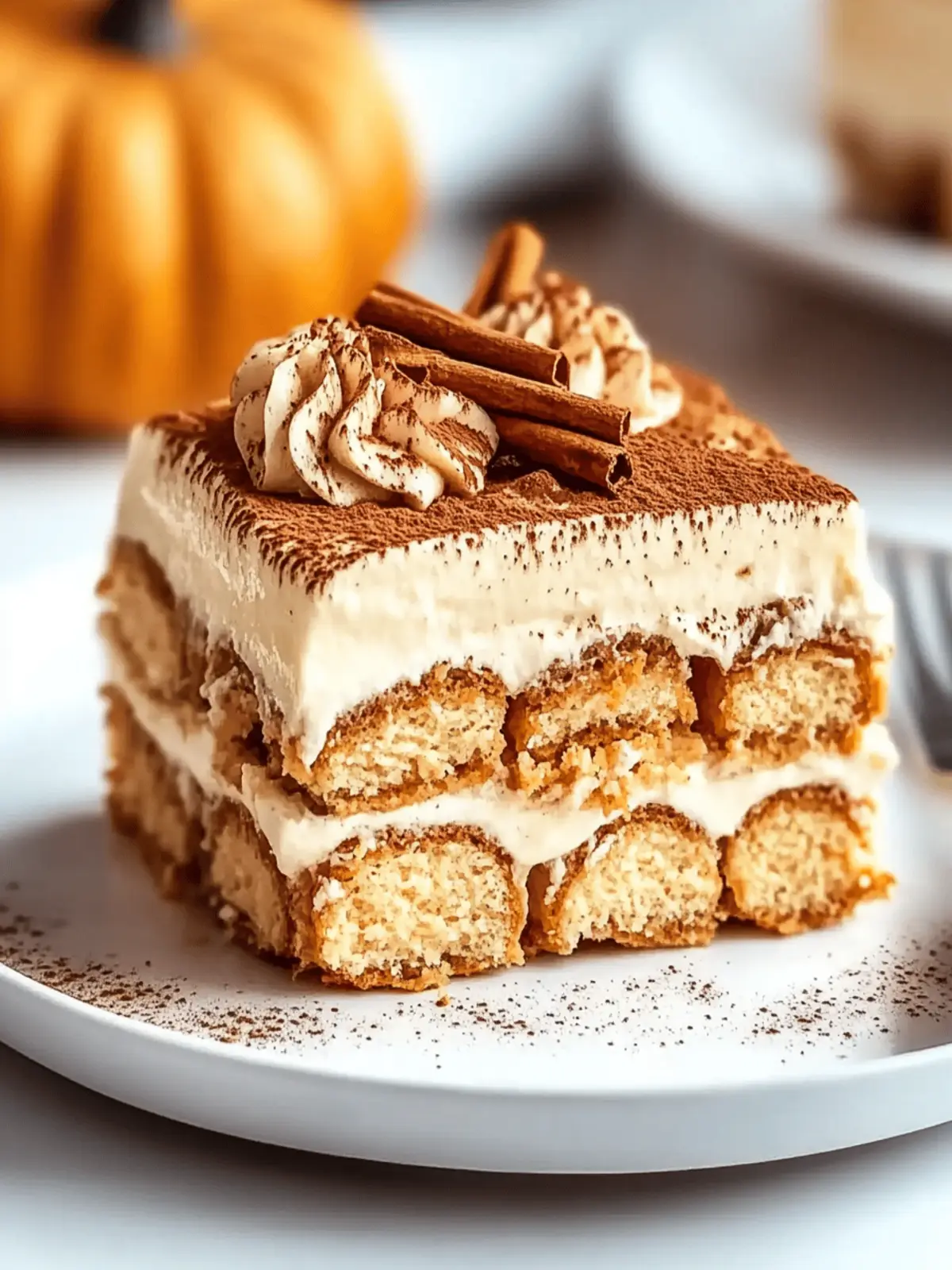 Easy Creamy Pumpkin Tiramisu Recipe