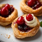 Cherry Cream Cheese Puff Pastries