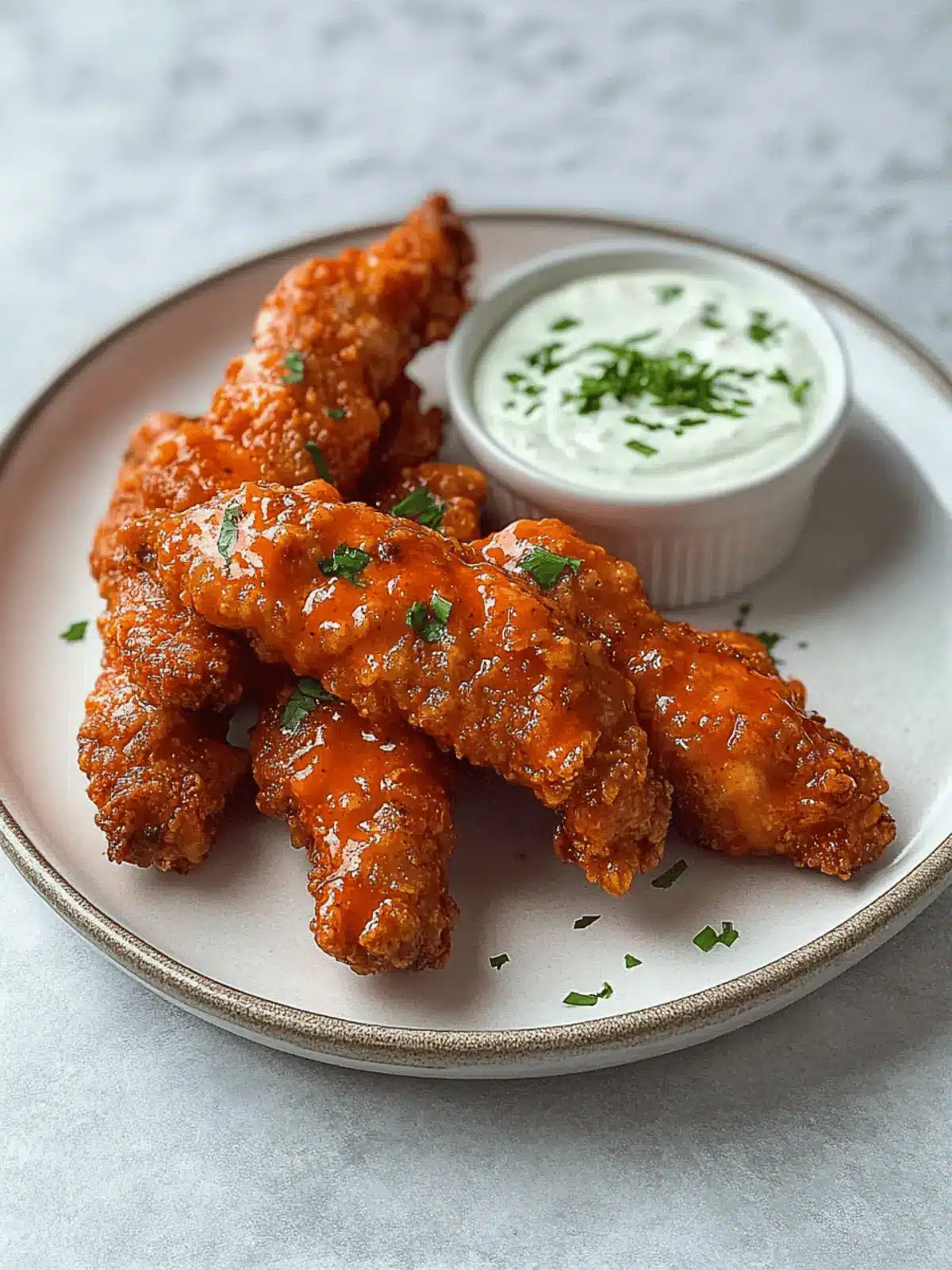 Crispy Buffalo Chicken Tenders recipe
