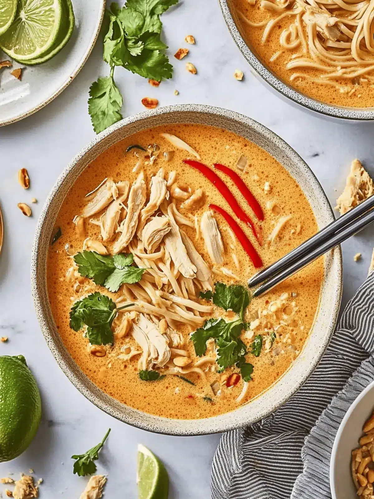 Red Curry Chicken Noodle Soup