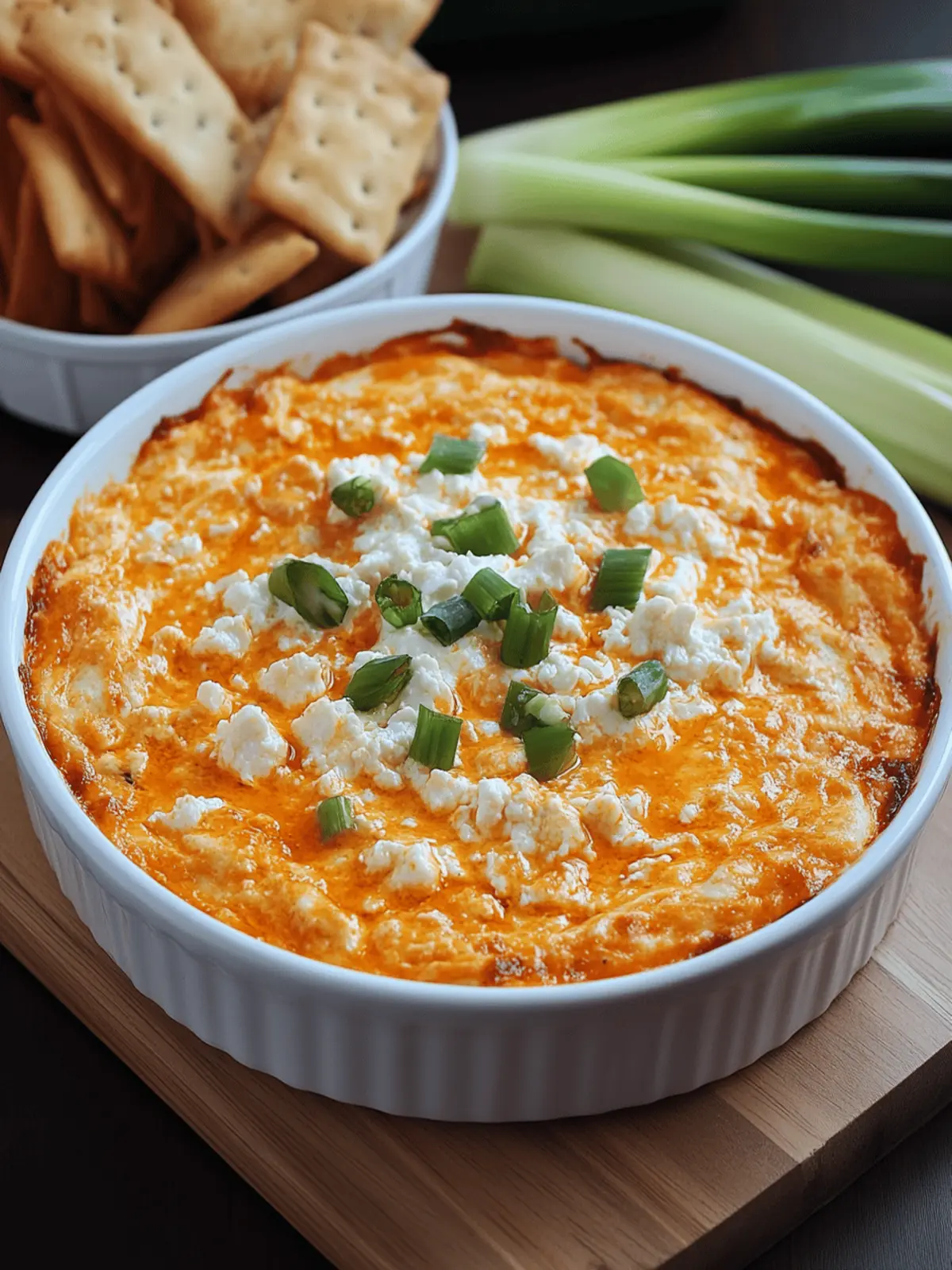 Cottage Cheese Buffalo Chicken Dip