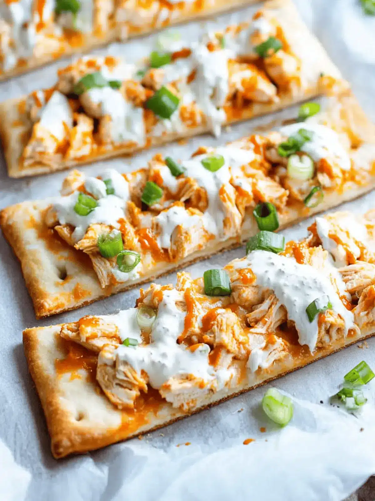 Buffalo Chicken Flatbread