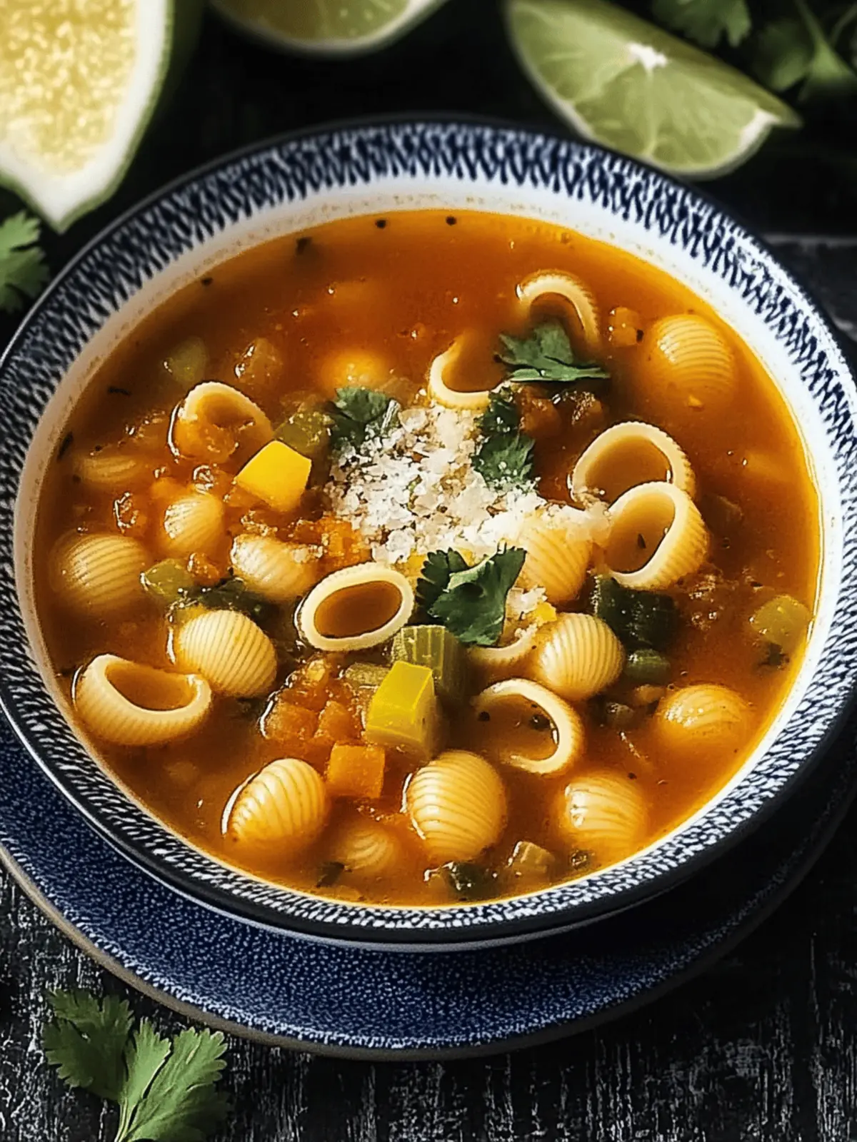 Mexican Shell Pasta Soup Sopa de Conchas