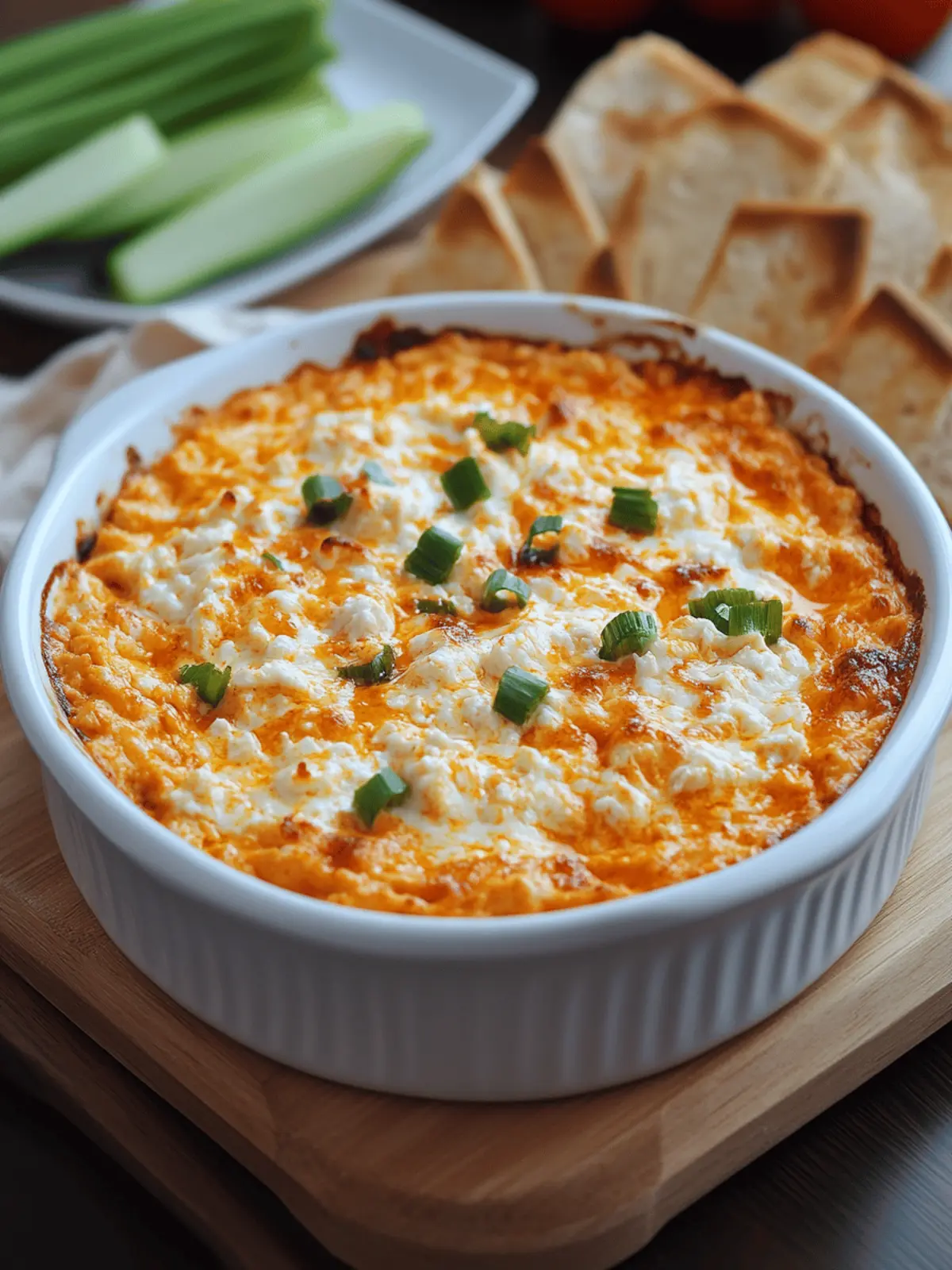 Cottage Cheese Buffalo Chicken Dip