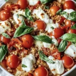 Ground Chicken Caprese