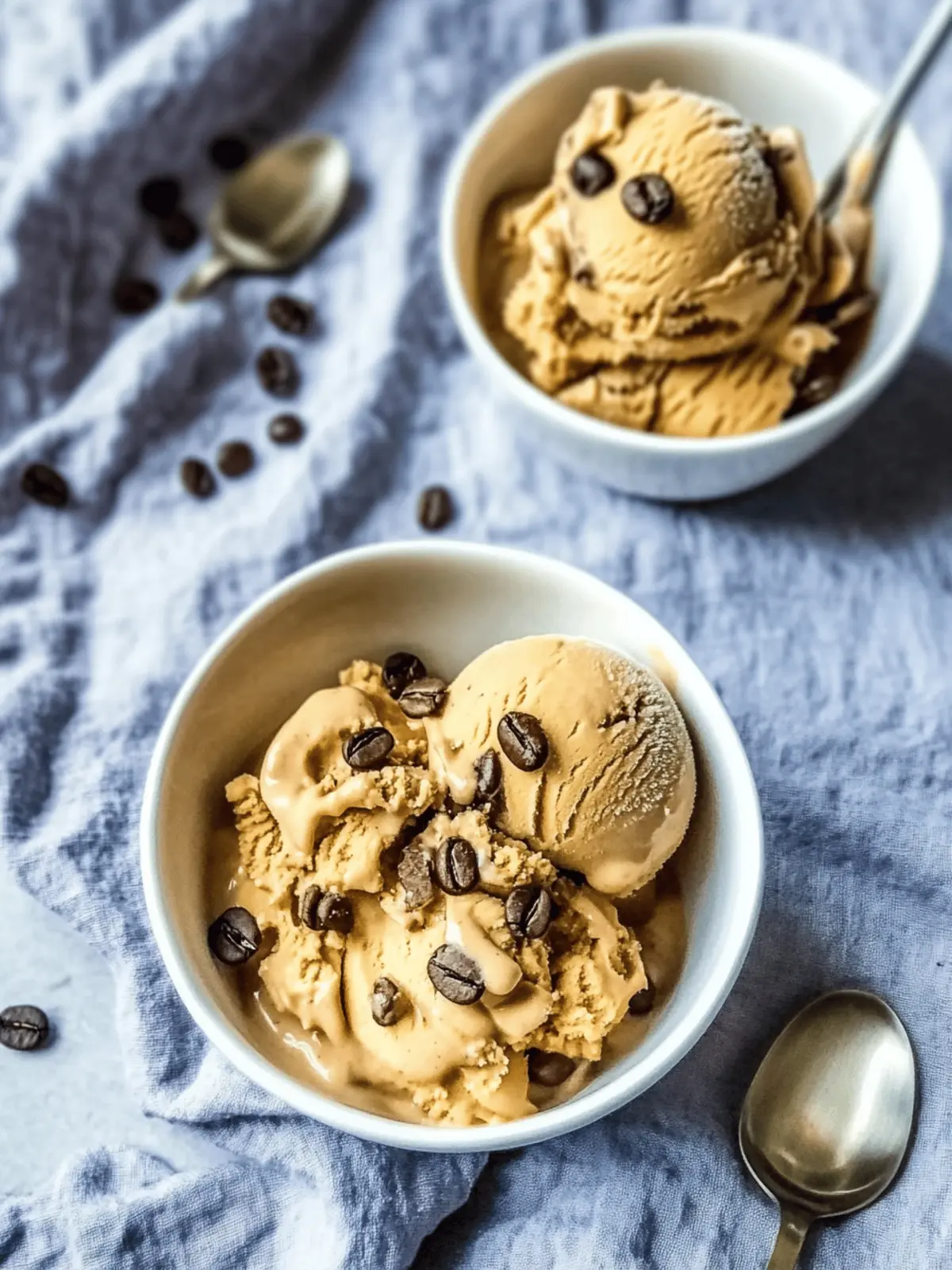 Mocha Almond Protein Ice Cream (Using a Ninja Creami)