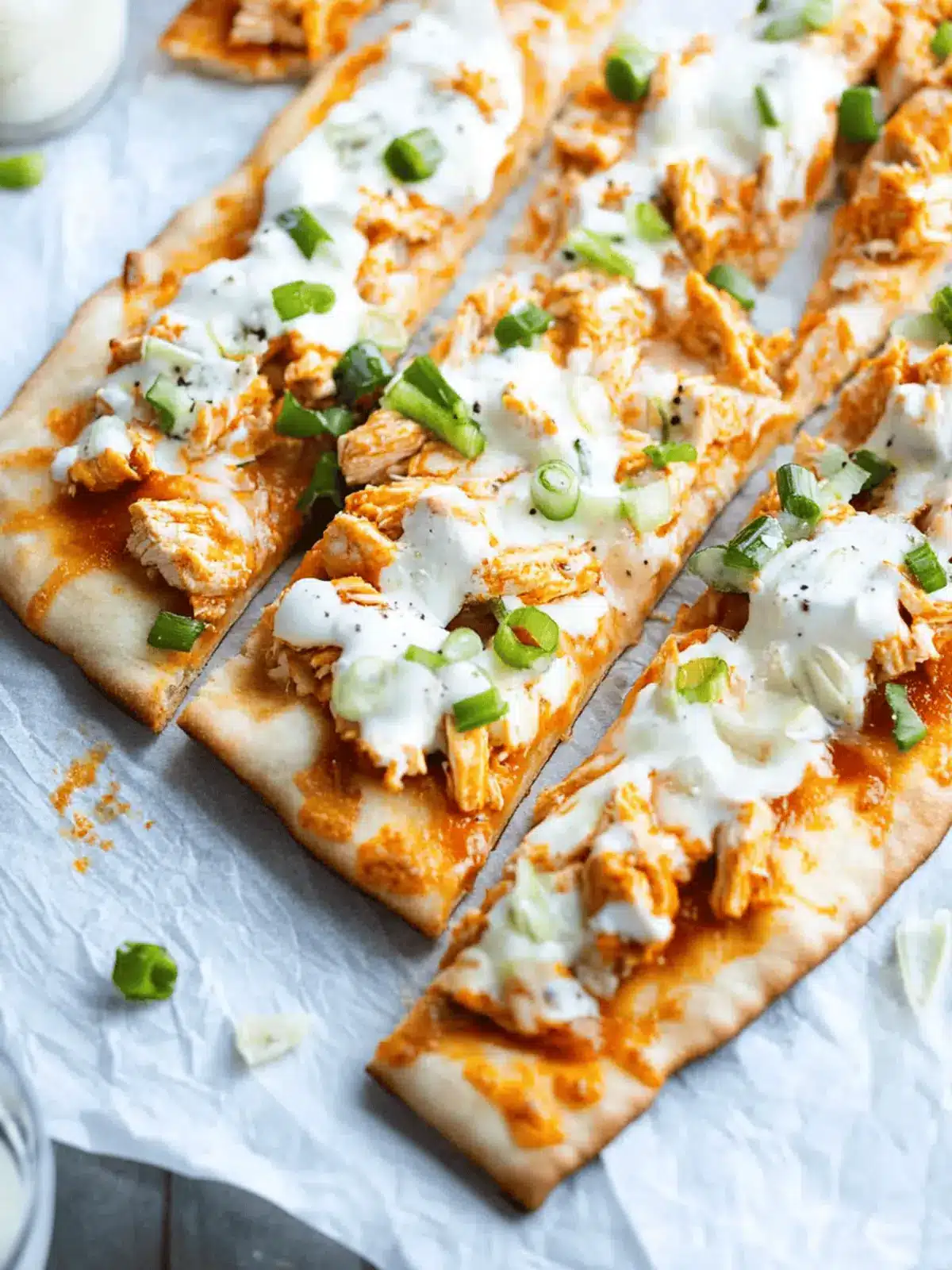 Buffalo Chicken Flatbread