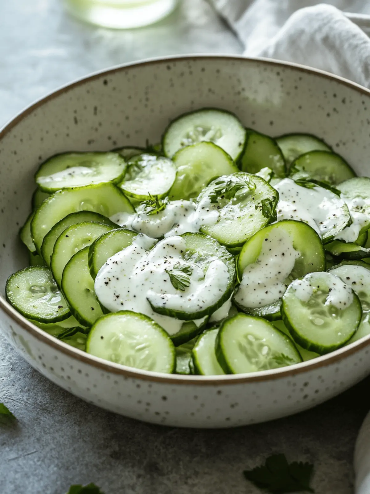 Chilled Cucumber Ranch Crack Salad