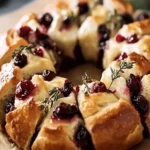 Brie Cranberry Pull-Apart Bread