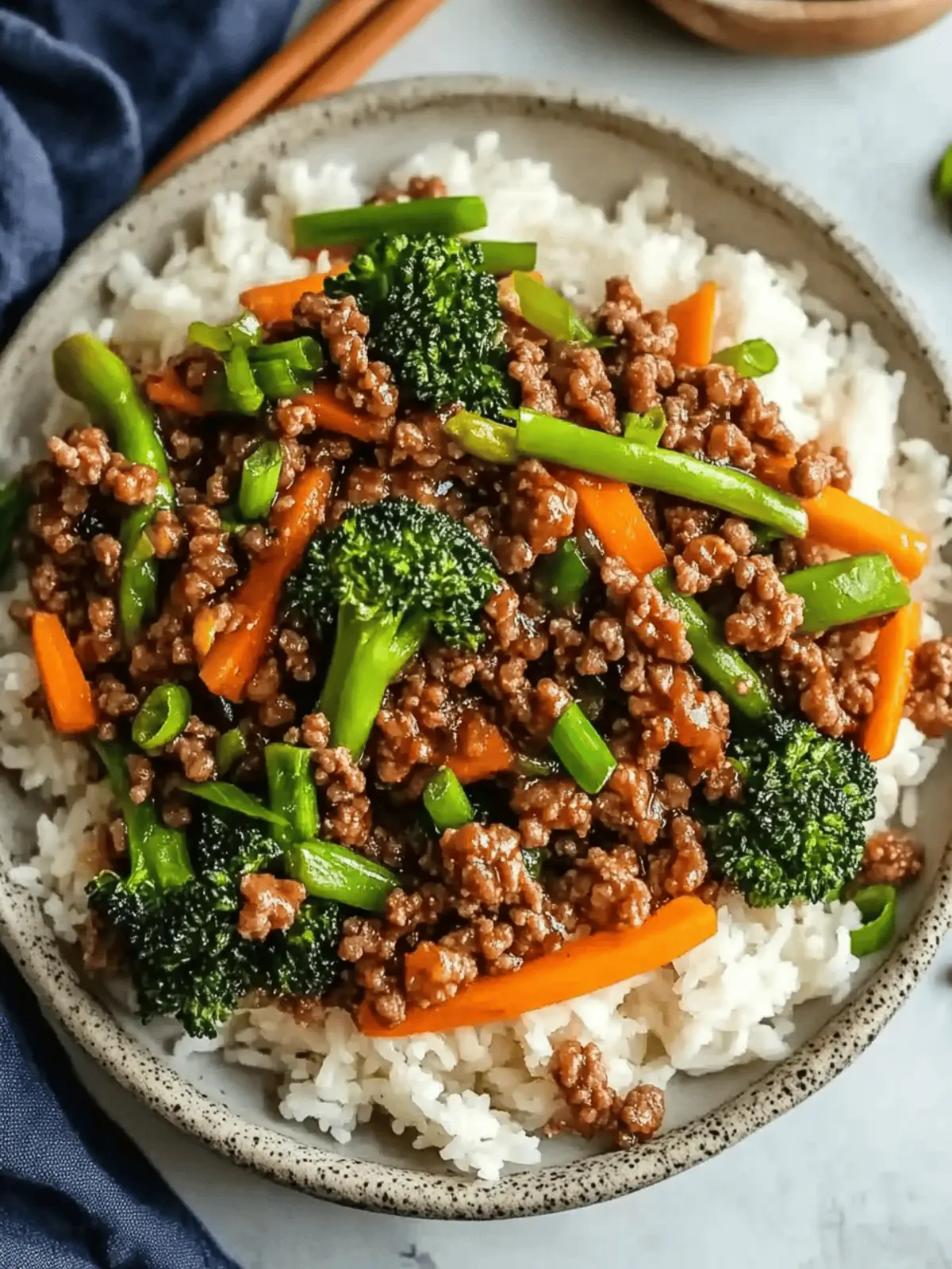 Teriyaki Ground Beef Stir-Fry