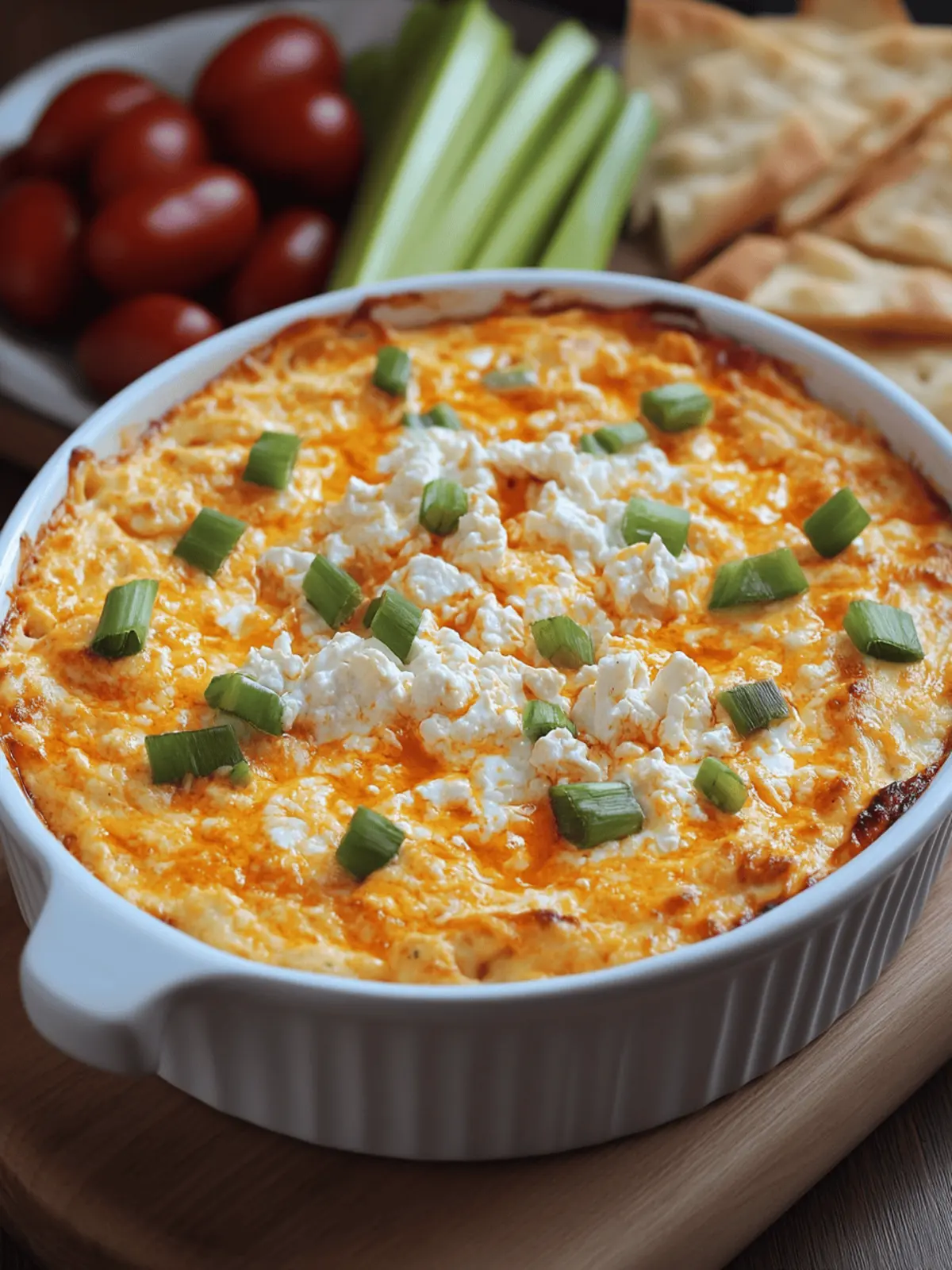 Cottage Cheese Buffalo Chicken Dip