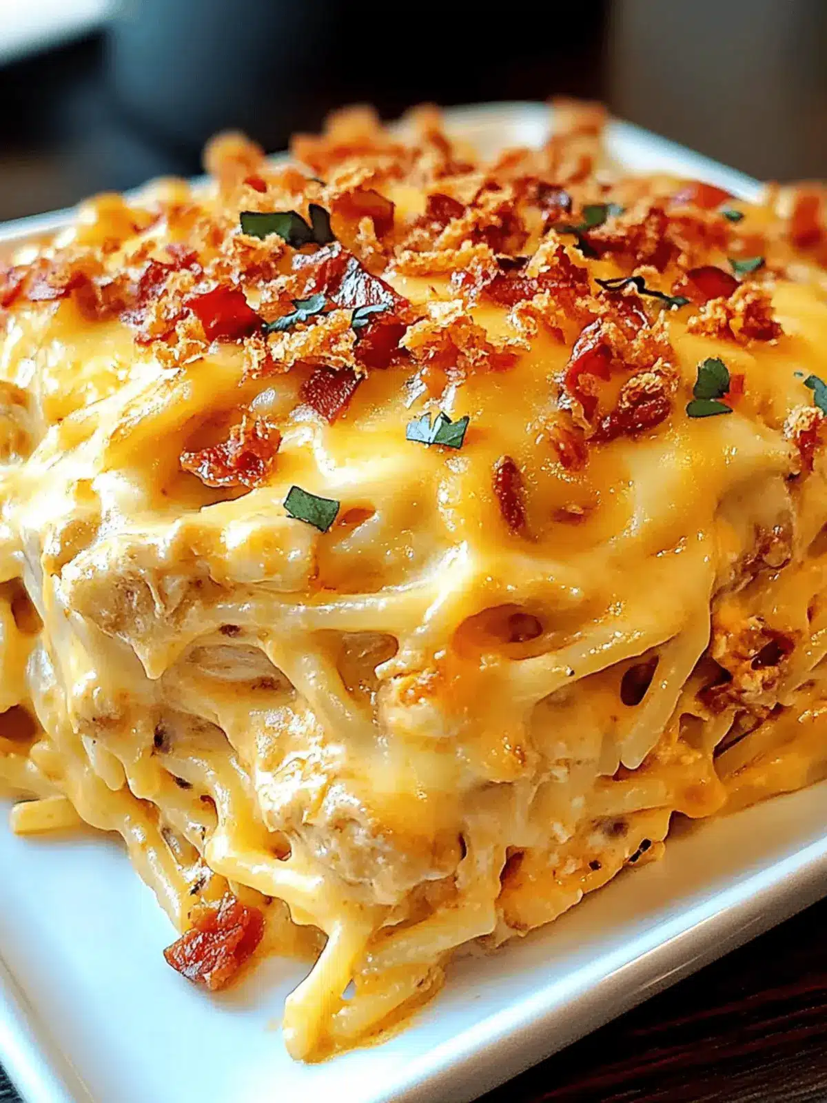Spicy Southern Cheesy Chicken Spaghetti Casserole