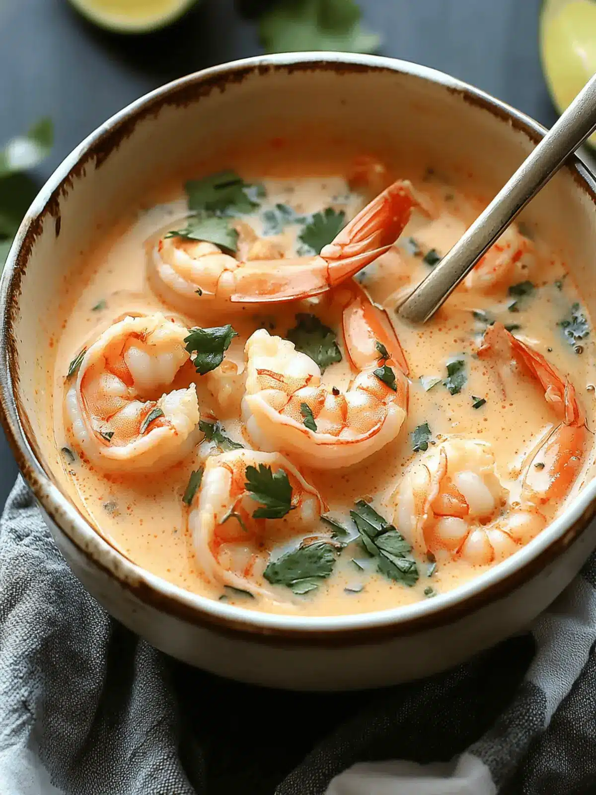 Thai Coconut Shrimp Soup