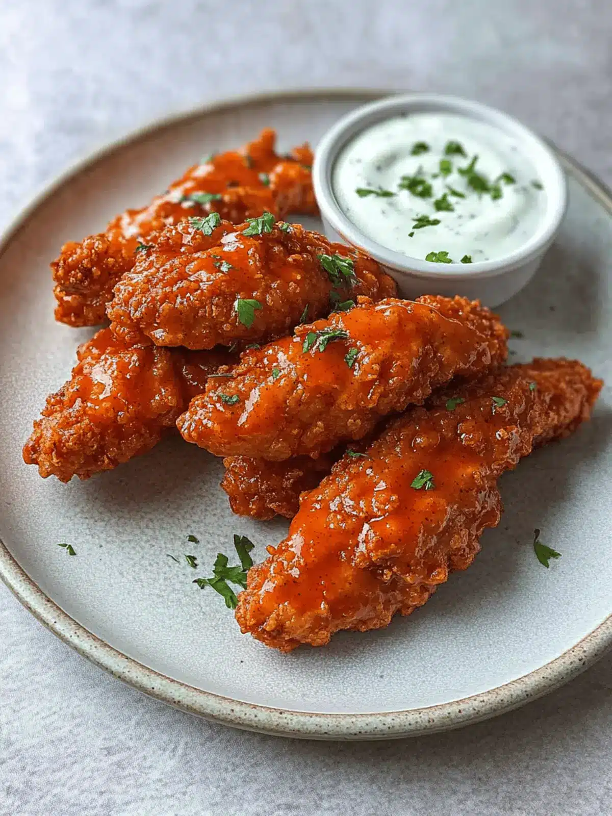 Crispy Buffalo Chicken Tenders recipe