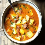 Spanish Potato Soup with Chorizo