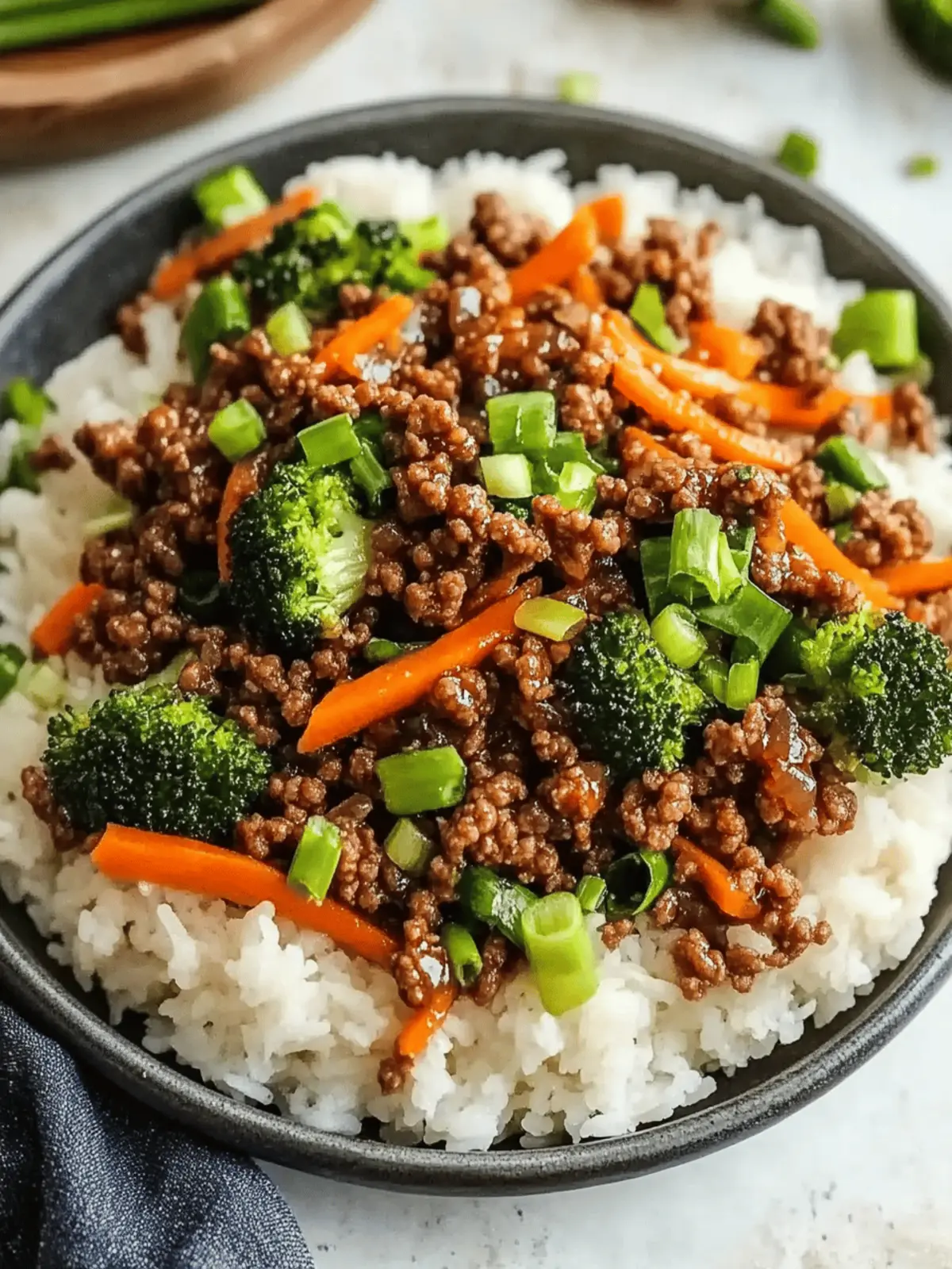 Teriyaki Ground Beef Stir-Fry