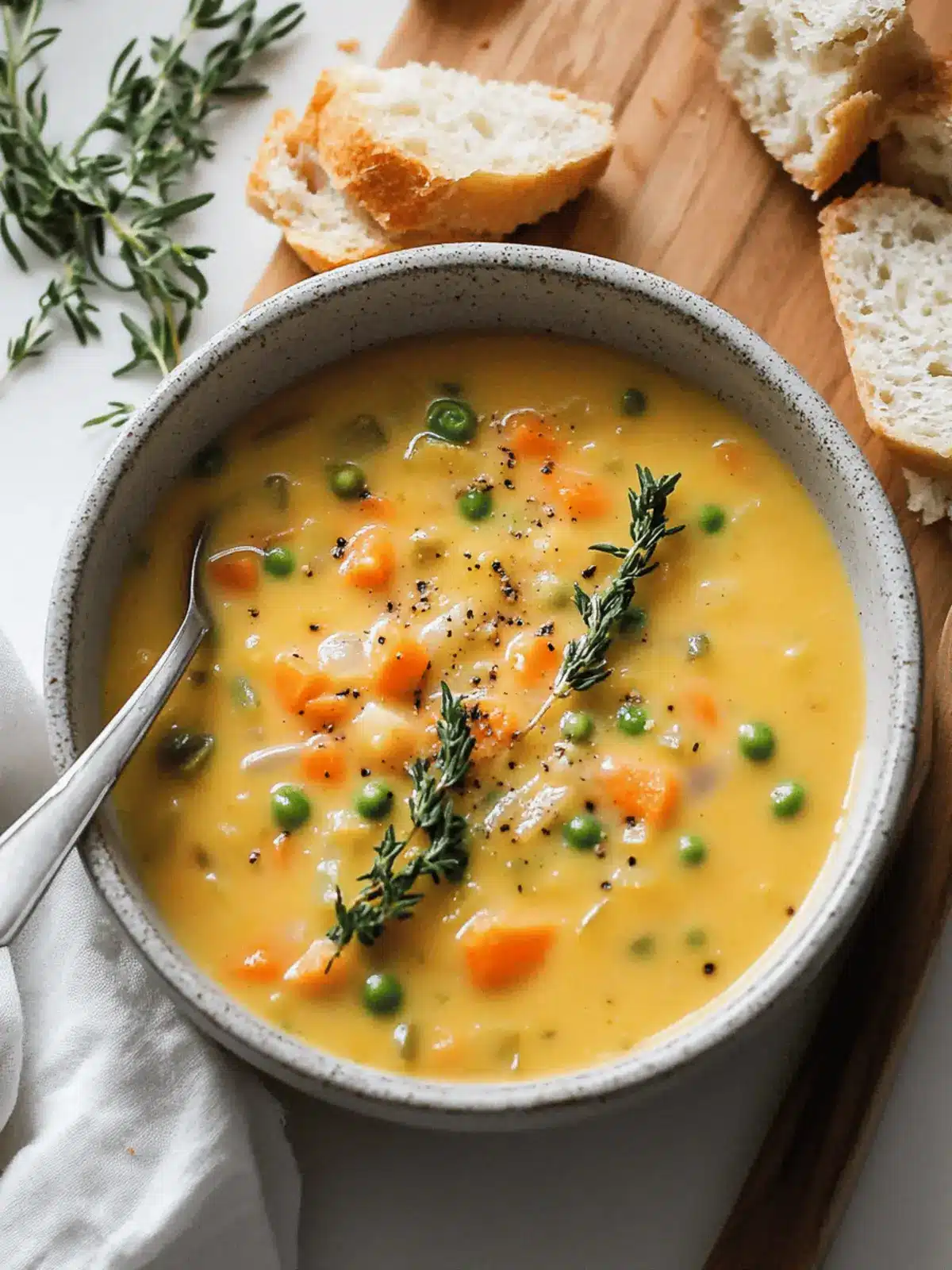 One-Pot Creamy Vegetable Soup