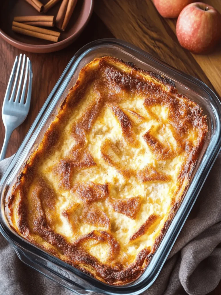 Apple Cinnamon Cottage Cheese Bake