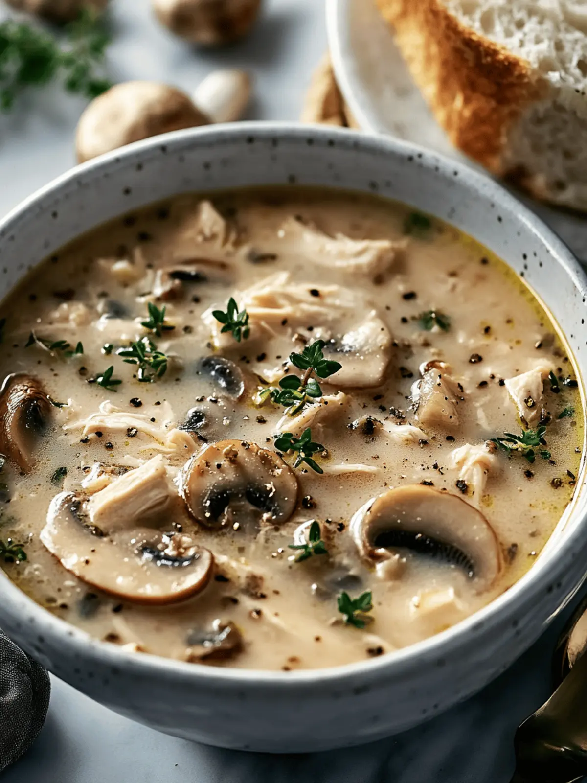Rotisserie Chicken Mushroom Soup Recipe