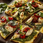 Irresistible Chicken Pesto Flatbread