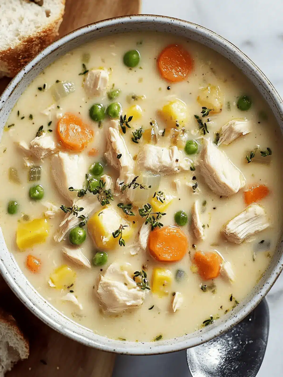 Creamy Chicken Maryland Soup