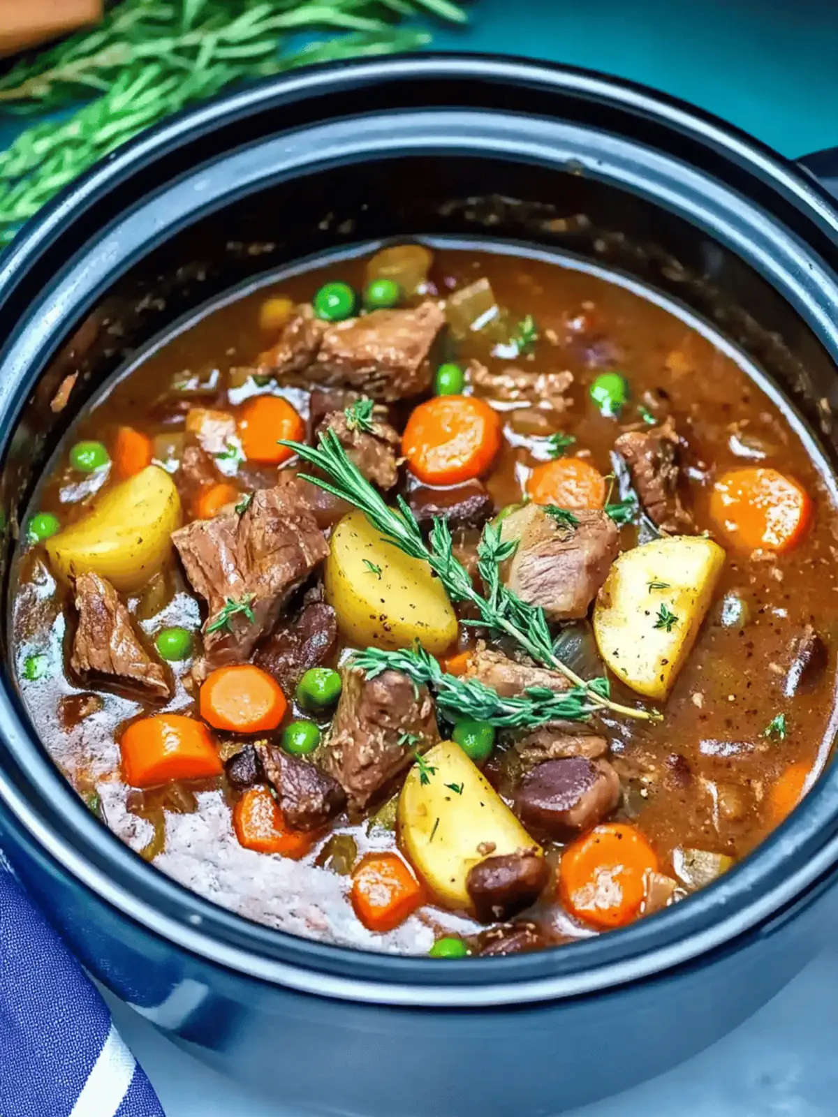 Slow Cooker Lamb Stew Recipe