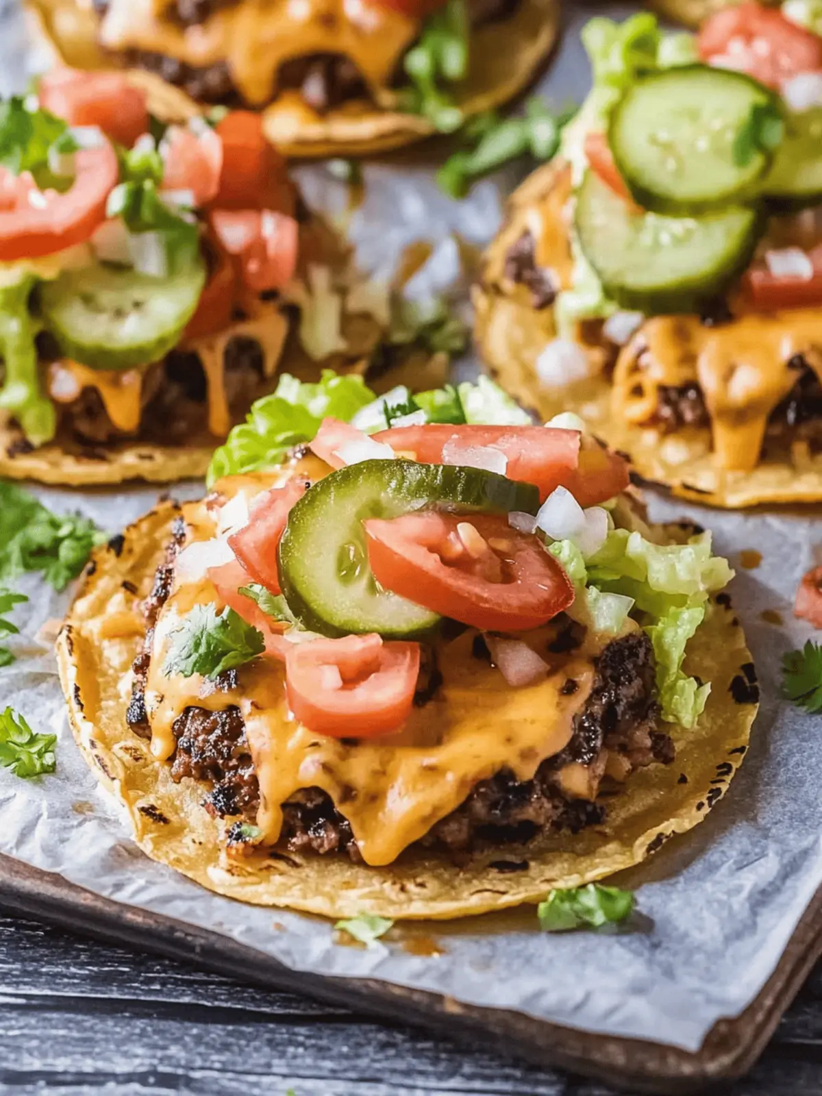 Cheeseburger Tacos