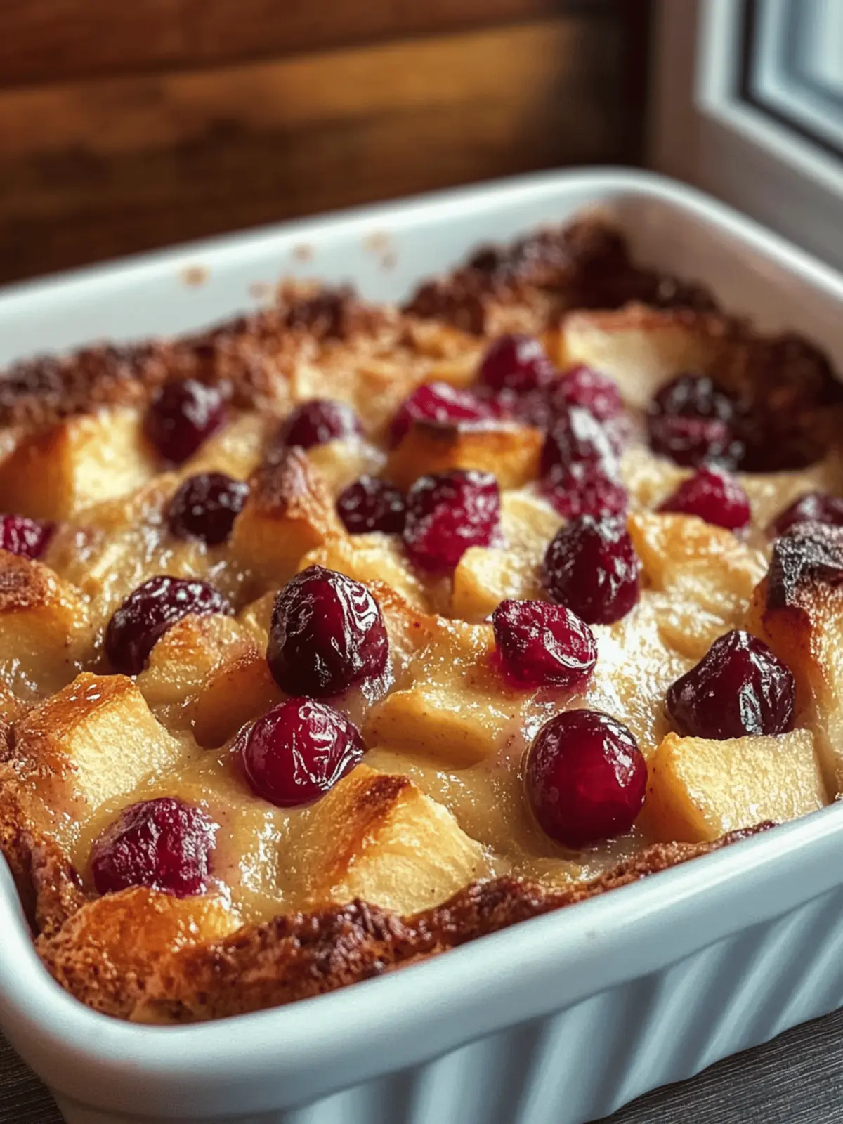10-Minute Cranberry Apple Bake