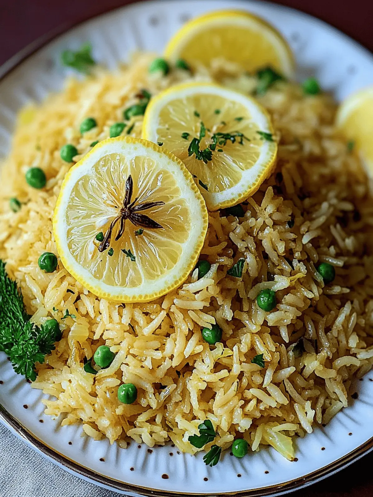 Fragrant Spiced Mediterranean Lemon Rice