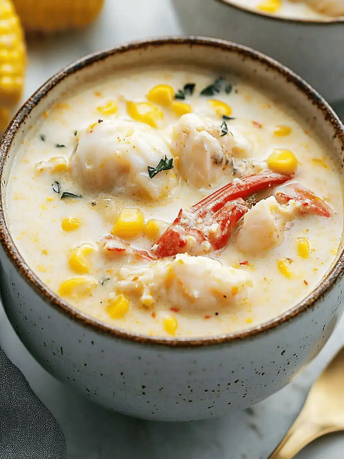 Bobby Flay’s Crab & Corn Chowder