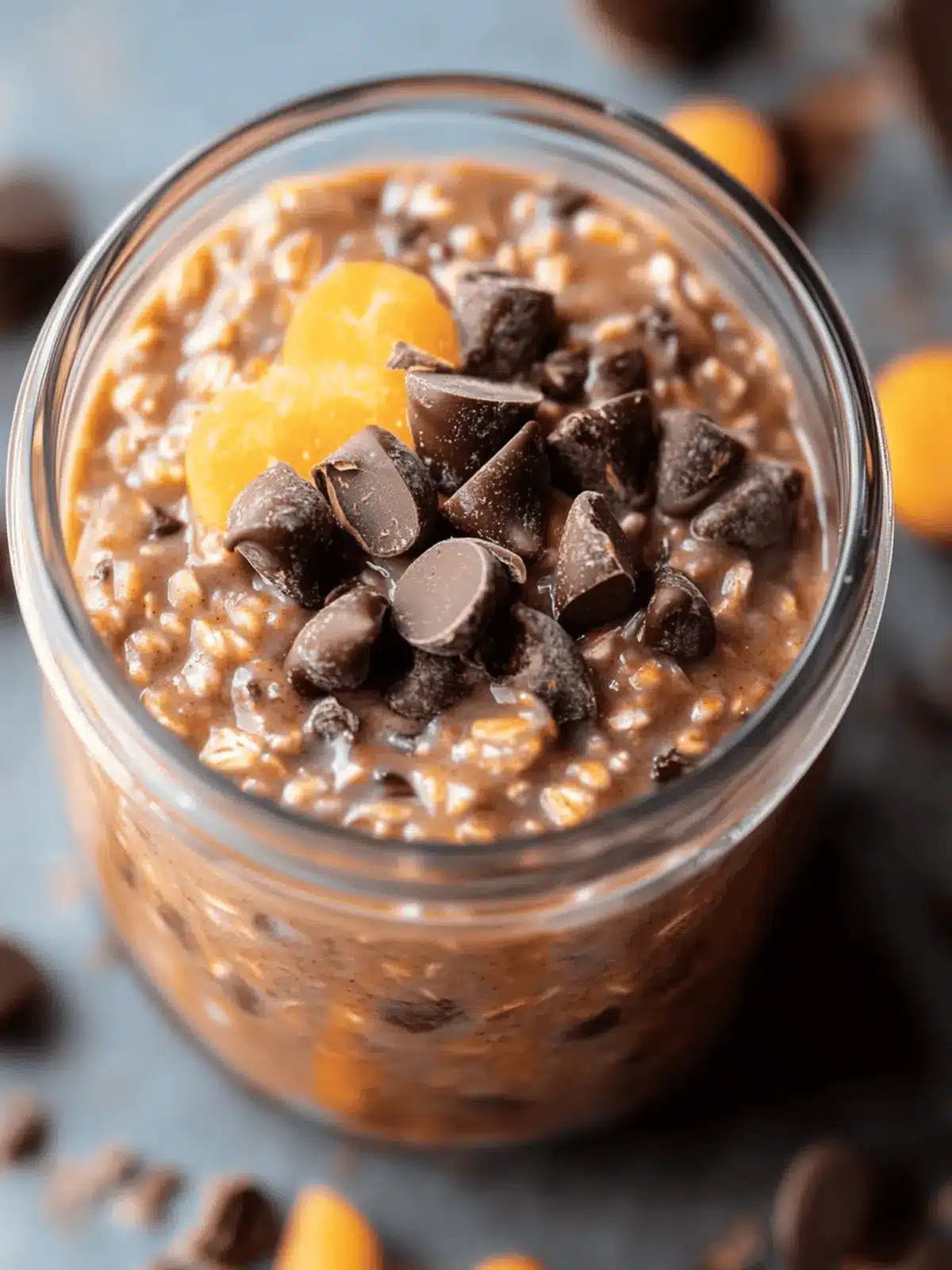 Chocolate Peanut Butter Overnight Oats Recipe