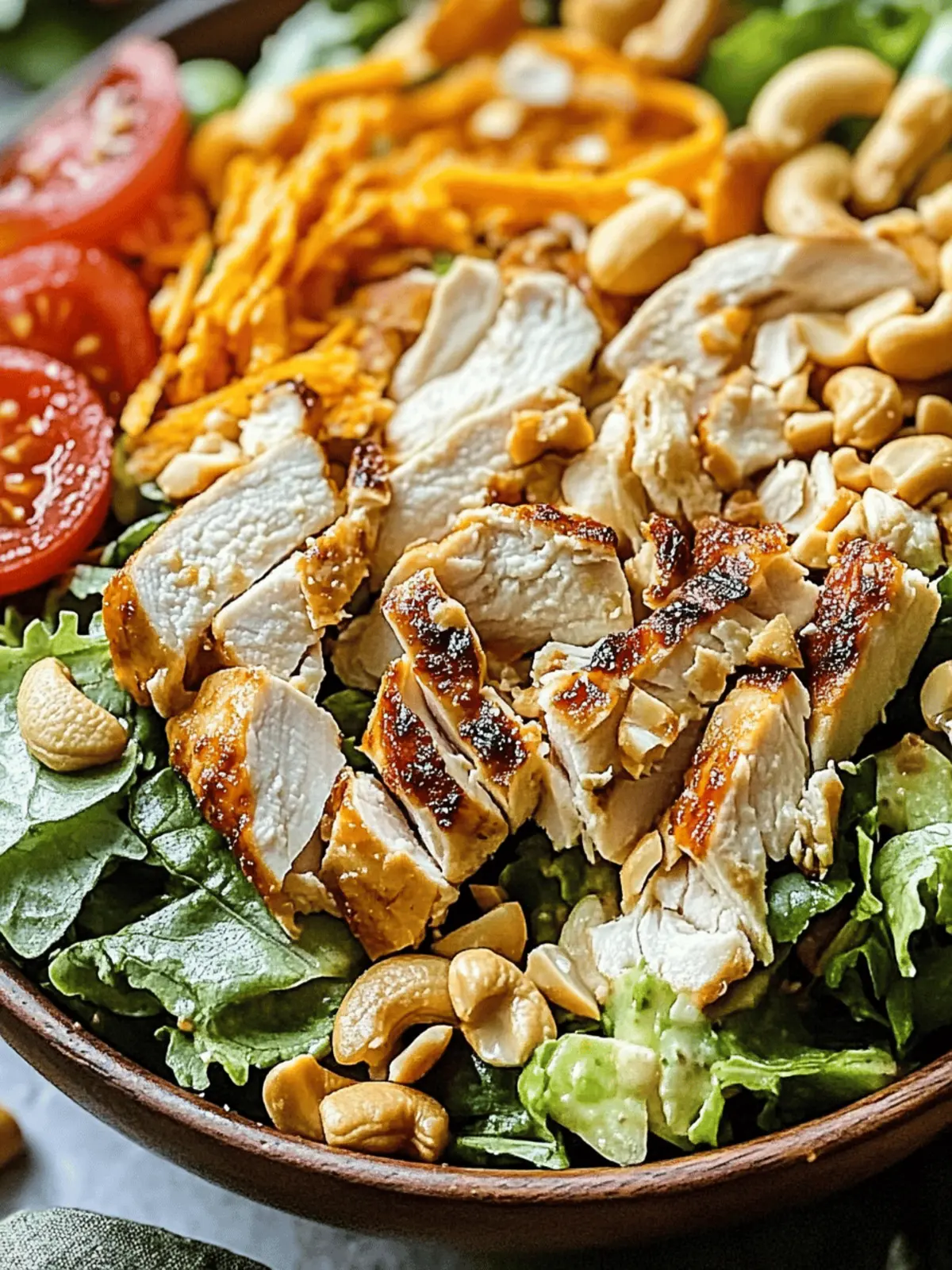 Chicken Cashew Crunch Salad