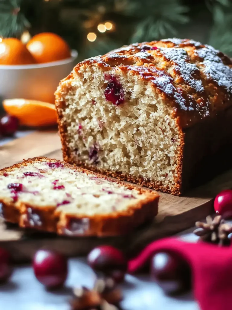 Easy Cranberry Orange Bread