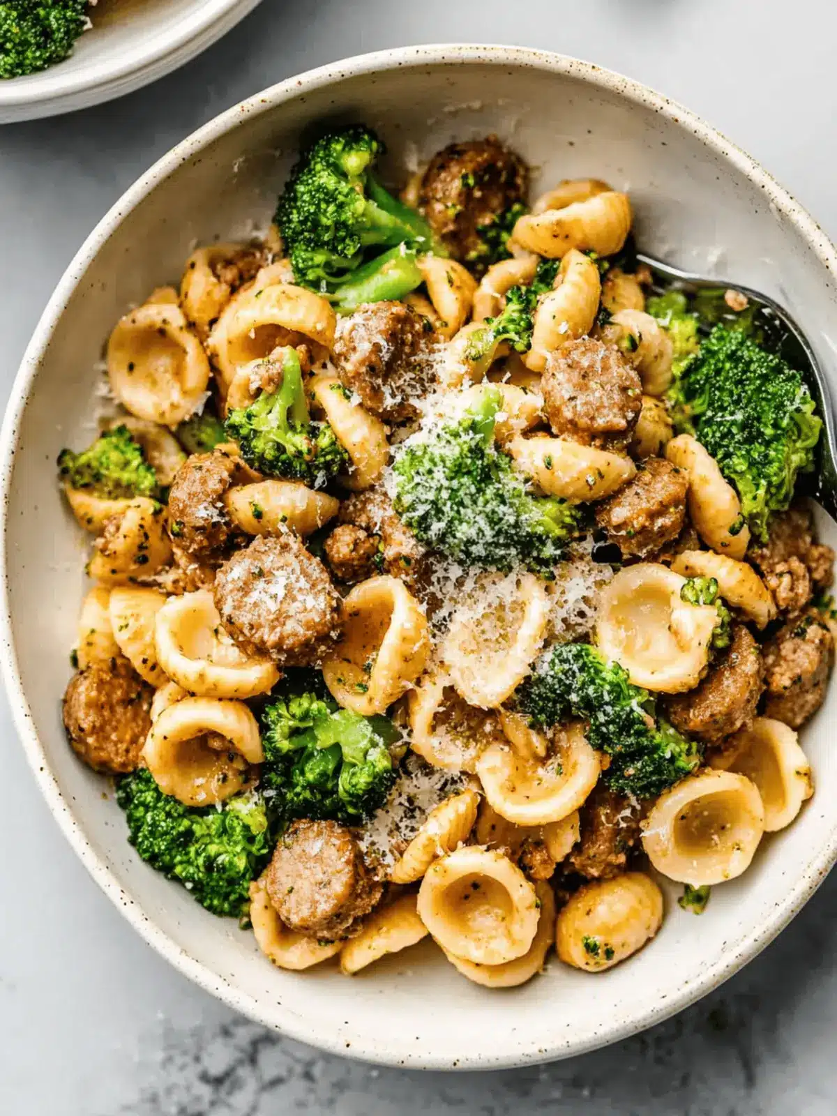 Orecchiette with Sausage and Broccoli