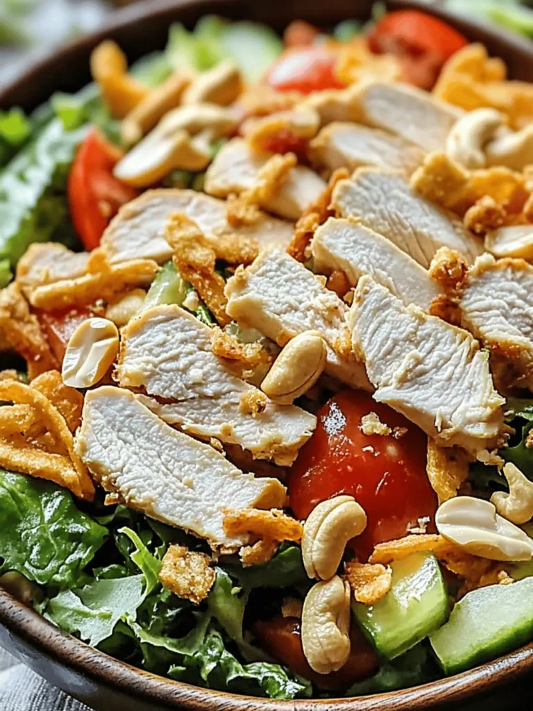 Chicken Cashew Crunch Salad