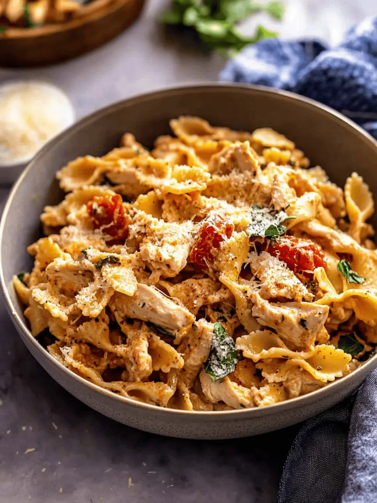 One Pot Cajun Ranch Chicken Pasta