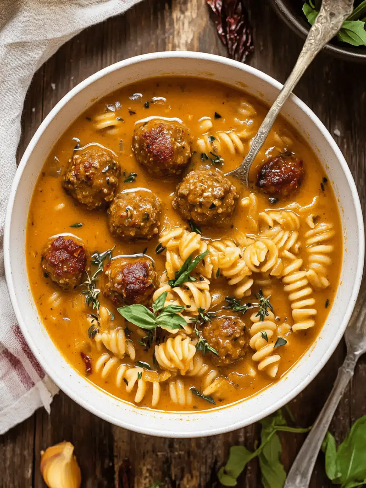 Hearty Tuscan 'Marry Me' Meatball Soup
